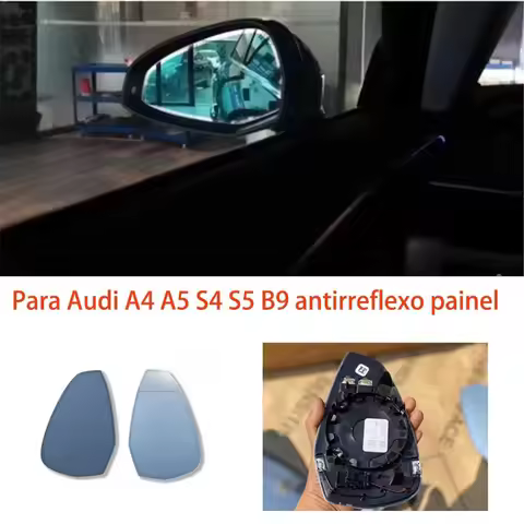 For Para Audi A4 A5 S4 S5 B9 antirreflexo painel de espelho retrovisor Lente de vidro 8W0 857 536 G 