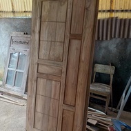 kusen pintu jati satu pasang 200*90cm