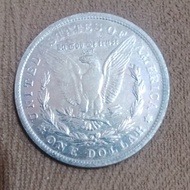 Replika Uang Koin 1 Dollar Amerika Serikat 1885 "Morgan Dollar" Copy