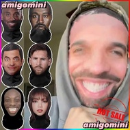 3D printed Full Face mask Cosplay Diddy Kanye mask Celebrity disguise Funny Mask for Fans Role Play 