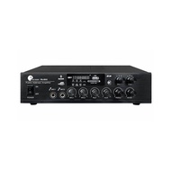Play Audio PA-80U 80W 2-Zone Powered Mixer Amplifier with USB/SD/FM/Bluetooth