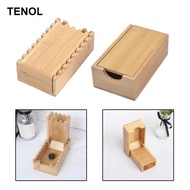 [TENOL] Dice Bamboo Dice Foldable Wooden Die Roller Castle Rolling Case Collapsible Dice Chest Speci