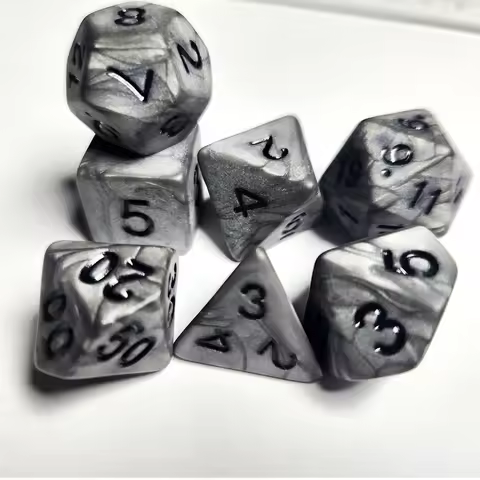 7 Dice Dnd Game Dice Character Dice Can Be Used for Portable Toys Dnd Rpg Trpg Games Source Factory 