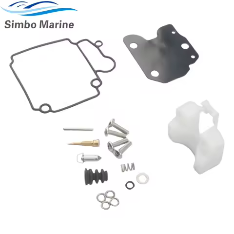 6AH-W0093 Boat Engine Carburetor Repair Kit for Yamaha 4 Stroke 15 20 HP F15C F20 Outboard Motor Rep