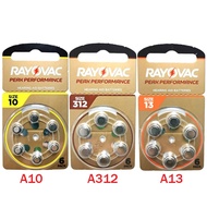 6pcs Hearing aid Battery/e312 A312 /e10 A10 P10 /A13 13A E13 /A675 e675 Zinc Air Hearing Aid Battery
