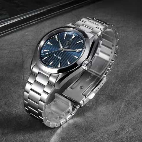 Watchdives WD0006 Watch VH31 Sweep Second Movement Domed Sapphire Crystal BGW9 Luminous 10Bar Waterp