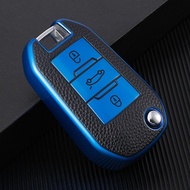 TPU Leather Type Car Smart Key Case Cover For Peugeot 3008 208 308 RCZ 508 408 2008 407 307 4008 Cit