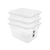 Meria 38L Large Storage Box 3 Pieces Storage Toy Basket Storage Box Storage Cabinet Clothing Househo