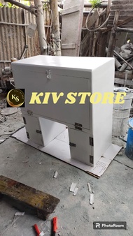 box delivery motor murah atau box fiberglass