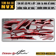 Tem Chế Dán Xe NVX Thiết Kế Dorango Dành Cho Xe 125155 | NVX24 | Decal Rời Chất Liệu Chống Nước Bền