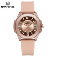 NAVIFORCE 7107 Polygonal Dial Simple Women's Watch with Calendar