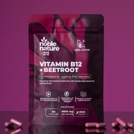 Noble Vitamin B12 & Beetroot Complex - Red blood cell formation – 9000mg Beetroot + 1000mcg Dual-For