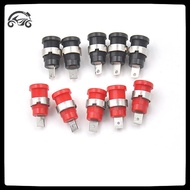 [8C11] 10Pcs Banana 4mm Female Ja Soet Panel Mount Binding Post Connector [8C]