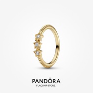 Pandora 14K Gold Plated Celestial Stars Ring