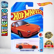 Hot Wheels 89 Mazda Savanna RX-7 FC3S Orange Diecast Sports Car Japan JDM