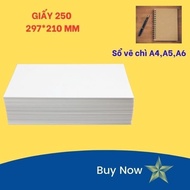 [Drawing Paper] Colored drawing paper, A4 pencil 250gsm