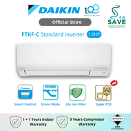 DAIKIN Standard Inverter Air Conditioner (FTKF R32) 1.0HP - FTKF25C / RKF25C-3WMY-LF