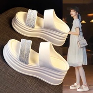 BM SLIPPERS 2 STONE MIXED STRAPS 7CM HIGH QUALITY PRODUCTS BB VV 22 TT KK BB TT