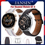 Leather Watchband For Huawei Watch GT 3 42mm 46mm Straps with Watch Band For Huawei Watch GT 3 SE Sm