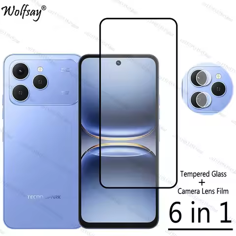 Tempered Glass For Tecno Spark 40 Screen Protector Tecno Spark 40 Camera Lens Protective Phone Glass