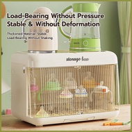 ♨ ☾ ❖ SIV Foldable Plastic Dish Drainer Cabinet Aesthetic Dish Storage Dryer Cabinet With Cover For