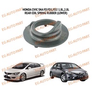 (PREMIUM QUALITY) REAR COIL SPRING RUBBER UPPER/LOWER HONDA CIVIC SNA FD FD1 FD2 1.8 2.0