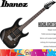 Ibanez Guitar Ibanez GRX70QA Electric Guitar Transparent Black Sunburst ibanez electric guitar ibane