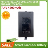 High Quality Smart Door Lock Battery 7.4V 4200mAh for ZNS-091 ZNS-09B1 ZNS-09E1 ZNS-09F1 ZNS-09H Bra