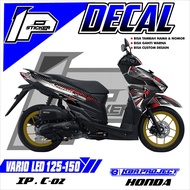 Decal VARIO LED 125-150 - Sticker Decal Variation List HONDA VARIO LED 125-150 IP.C-02 IP StripingDe