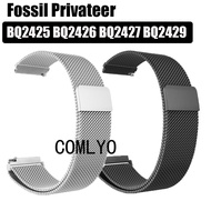For Fossil Privateer BQ2425 BQ2426 BQ2427 BQ2429 Watch Strap Band Stainless Steel Metal Men Belt