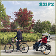 SZIPX รถพ่วงท้ายจักรยานสำหรับผู้ใหญ่รถเข็นคนพิการ3 In 1ล้อหลัง20นิ้ว XOIQP