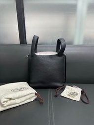 Hermes picotin 18 黑銀