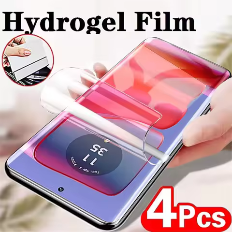4PCS Hydrogel Film For Motorola Edge 50 Pro 40 NEO 30 Ultra 20 Screen Protector For Motorola G84 G85