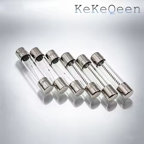 100Pcs/Box 250V 6x30 T0.5A T500MA T1A T2A T3A T4A T5A T6A T8A T10A T15A T20A T30A 6*30mm slow Glass 