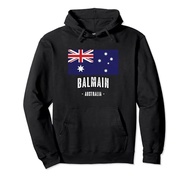 Balmain, Australia | Aussie City Merch - Australian Flag Pullover Hoodie