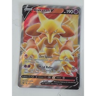 Pokemon alakazam V full art vivid voltage card