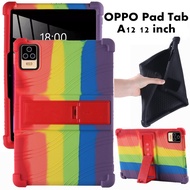 OPPO Pad Tab A12 12 inch Tablet Case Super Shockproof Soft Silicone Protective Case Stand Cover