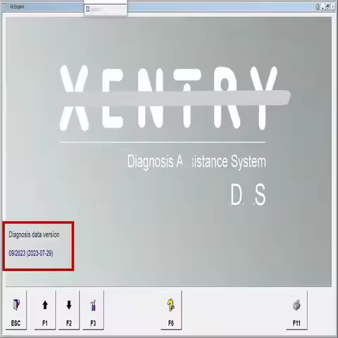 Software xentry DAS of 2023.09 MB STAR sd C4C5C6, online installation or update, 2023.09 from vediam