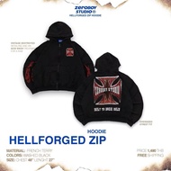 ZEROBOY HELLFORGED ZIP HOODIE New Design ZIP-Up