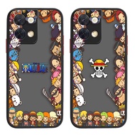 Matte Mobile Phone Cover Skin Feel Shockproof Phone Case One Piece Luffy Anime For OPPO Reno Z 2 3 4 5 F SE Pro 5G Reno 5 Pro Plus 6 7 8 Z Pro Plus 4G 5G