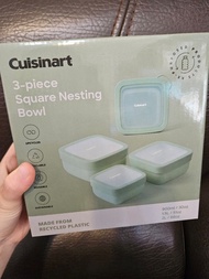 Cuisinart 3 pieces square nesting bowl 三件裝矽膠食物盒