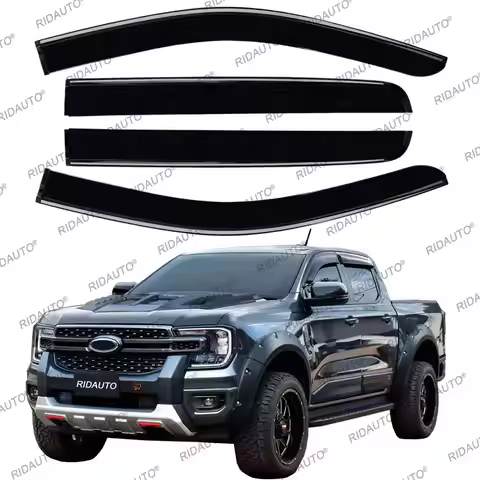 Side Door Visor Window Visor Deflectors Rain Guard For 2025 2024 2023 NEW FORD RANGER T9 RAPTOR WILD
