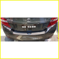 ♞Rear Stepsill Bumper Guard With Chrome for Toyota Vios 2014 to 18