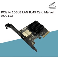 PCIe to 10Gb LAN RJ45 Mega Network Card/Network Card/Expansion Card Marvell AQC113