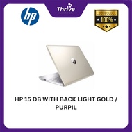 HP 15 DB WITH BACK LIGHT GOLD / PURPIL