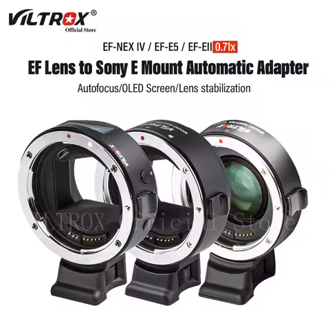 Viltrox EF-E5 Sony E Lens Adapter Auto Focus Full Frame 0.71x Speed Booster for Canon EF Lens to A1 