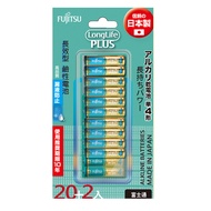 [特價]富士通AAA4號鹼性電池20+2入(日本製)