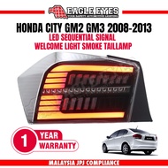 HONDA CITY GM2 GM3 2008-2013 LED SEQUENTIAL SIGNAL WELCOME LIGHT SMOKE TAILLAMP LAMPU BELAKANG TAILL
