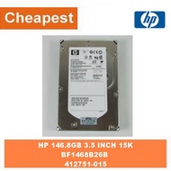 HP 146.8GB 3.5 INCH 15K U320 SCSI HDD BF1468B26B 412751-015
