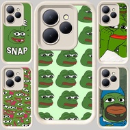 M-22 Frog meme pepe White Casing for Tecno POP 9 Spark GO1S Pova 5 20 GO1 GO2 4 6 8 7 Pro GO 2024 20